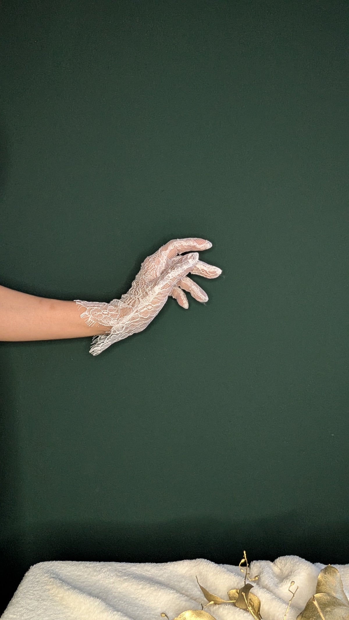 Kurze Handschuhe aus französischer Guipure-Spitze -Colette